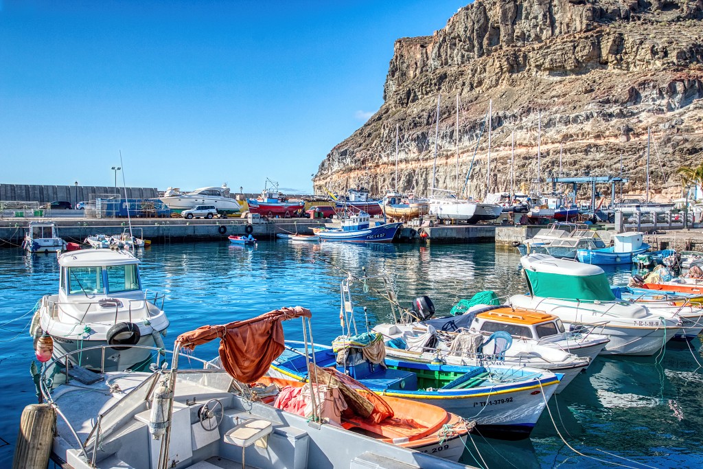 gran canaria spanje hdr eiland canarische Eilanden las palmas maspalomas puerto de mogan strand vakantie